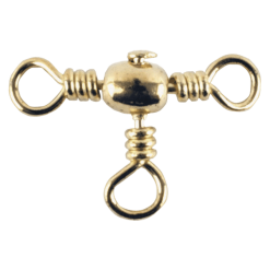 Søvik Swivels Messing 3-delt (otersvirvel)