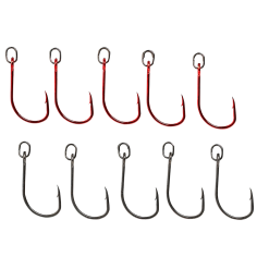 Savage Gear S1 Single Hook Red & DG Kit 10pcs