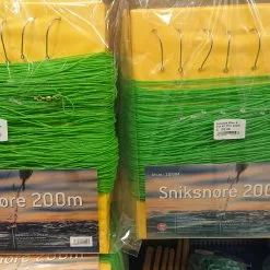 Sniksnøre 200m, 6 Krok 4/0, 2mm Polyet.