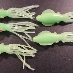 Squid Light Green Glow 5stk.